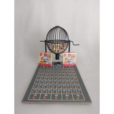 Imagem de Jogo Globo BINGO N2 1 a 75 PRETO + 200 cartelas