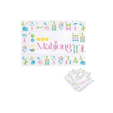 Imagem de Whaline 4Pcs Mahjong Shuffler Cards Colorful Mahjong Tile Mixer Plastic Shufflers Accessories for Home Party Game Lover Supplies