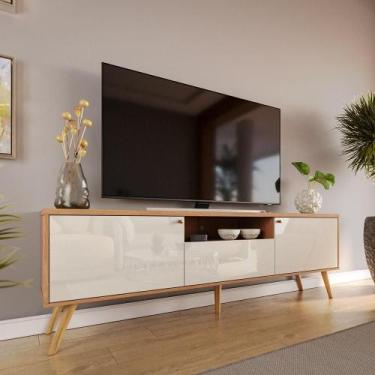 Imagem de Rack Bancada Sala de Estar Para TV 50 55 60 70 Polegadas Sevilla Movel