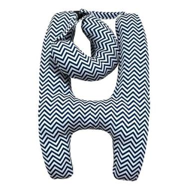 Imagem de Almofada em formato H para viagem de carro com encosto - Nathalia Enxo