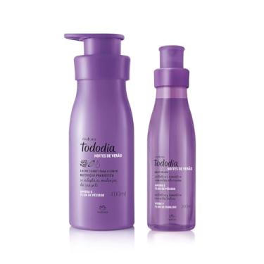 Imagem de ComboTodo Dia Noites de Verão, Creme Sorbet para o Corpo + Body Splash Amora e Flor de Pêssego