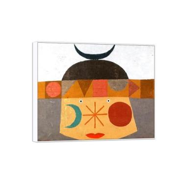 Imagem de Victor Brauner Famosa Arte de Parede Impressão em Tela Pintura Pronta para Pendurar - Imagem em Moldura Branca para Decoração de Sala de Estar 60 x 75 cm 24 x 29 pol