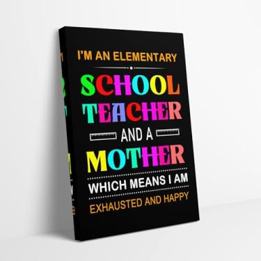 Imagem de Kpasnd Citações inspiradoras de decoração de casa para professores para sala de aula com citação inspiradora para quadros de avisos, citações de professores de arte, pôsteres educativos de regras de