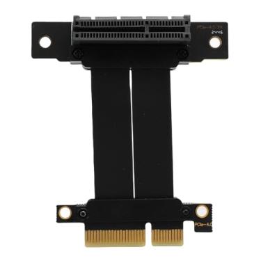 Imagem de EBTOOLS Cabo Riser PCIe 4.0 X4, Cabo de Extensão de Placa Gráfica GPU 8 GB/s Com Adaptador de Função Completa de 64 Pinos, para Placa de Som USB M.2 WiFi SSD GPU (5cm)