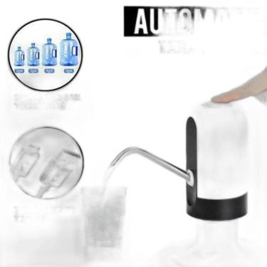 Imagem de Bomba Para Garrafão Água Recarregável Usb Filtro Automático
