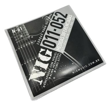 Imagem de Encordoamento Nig 11-52 Guitarra + 1 Corda