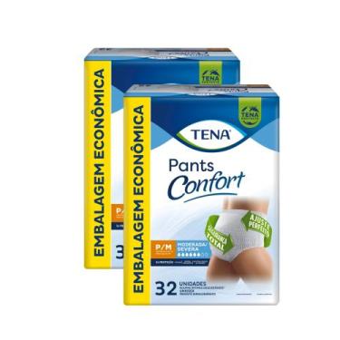 Imagem de Fralda Geriatrica/Adulto Tena Pants confort - 2 Pacotes com 32 Tiras, 
