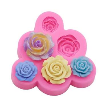 Imagem de Molde De Silicone Flor De Pessegueiro Para Resina DIY, Capa De Celular