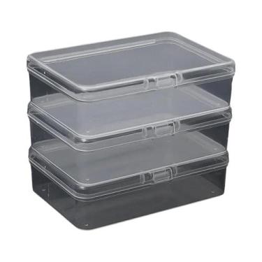 Imagem de Caixa De Armazenamento De Cartas De Jogos De Plástico Transparente, 10