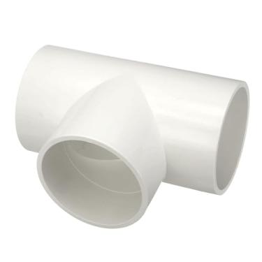 Imagem de DTGN 1 peça de encaixe de PVC de 10 cm, encaixe de tubo de PVC de grau de mobiliário de 3 vias SCH40, conector de cotovelo de canto DIY para móveis de construção, conexão de estrutura de estufa