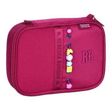 Imagem de Estojo Rebecca bonbon RB BOX Grande Quadrado RB27423 Cor:Rosa, Rosa