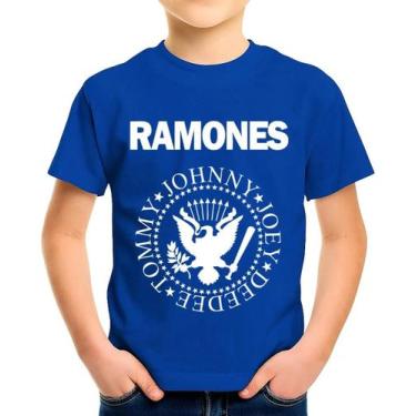 Imagem de Camiseta Camisa Infantil Juvenil Banda de Rock Ramoness MD6 - Casetal,