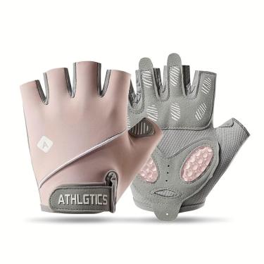 Imagem de Luva Fitiness Gold Sports Athlgtics Gel Meio Dedos - Anti Slip Com Silicone e Respirável-Unissex