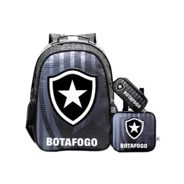 Imagem de Kit Escolar Botafogo Mochila Costas + Lancheira + Estojo - Xeryus
