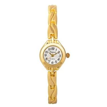 Imagem de Relógio Feminino Dourado Mini Casual Quartz Pequeno De Luxo-Feminino
