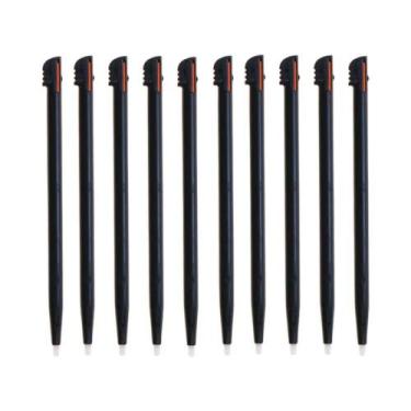 Imagem de 10 Canetas Stylus Telescópicas De Metal Para 2DS 3DS New 2DS LL XL 3DS