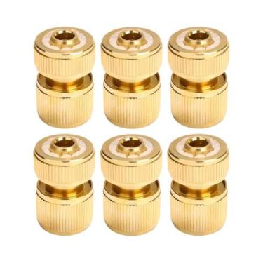 Imagem de Conectores Rápidos De Metal Para Mangueira De Jardim 1/2 Polegada, Pac