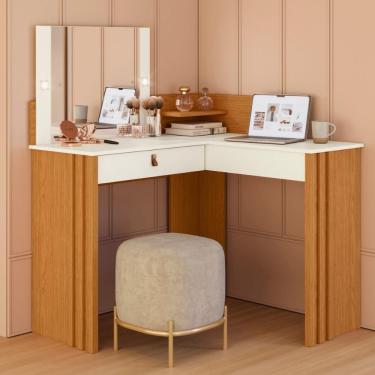 Imagem de Camarim De Canto Moderno Com Espelho Cinamomo