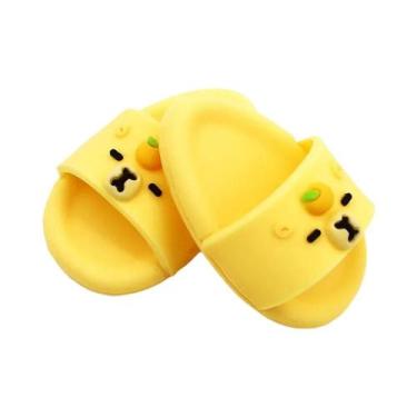 Imagem de Chinelo Miniatura Tubarão Fofo: Acessório Labubu Para Bonecas  Calçado