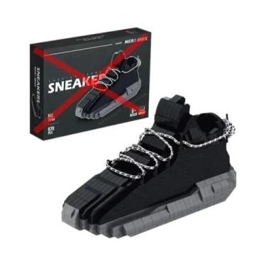 Imagem de Tênis De Basquete DIY Para Meninos E Meninas, Blocos De Montar, Modelo