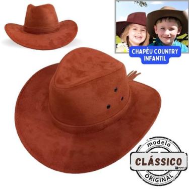 Imagem de Chapeu Country Clássico Cowboy Peão Boiadeiro Americano Sertanejo Barr