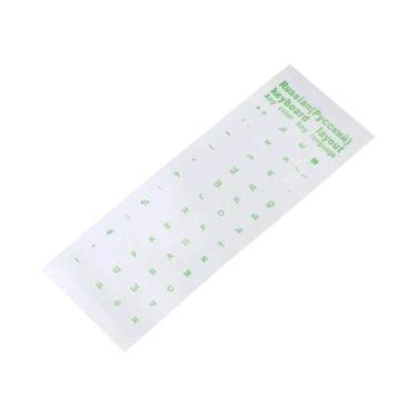 Imagem de Adesivo De Teclado Para Laptop E Desktop Em PVC Transparente Fosco Bri