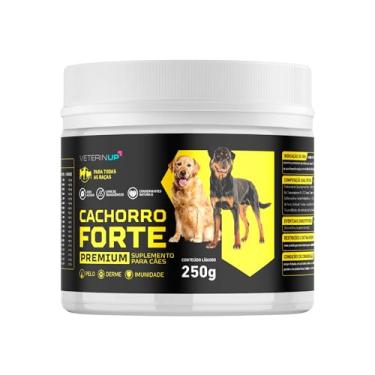 Imagem de Suplemento Cachorro Forte Premium em Pó para Cães | Super Suplemento Canino para Imunidade, Queda de Pelos e Energia, Ação Anti-inflamatória nas Articulações | 250g – Cachorro Forte