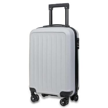 Imagem de Mala de Viagem Bordo 10kg ABS Rígida Cinza Cadeado Antifurto - Yeet