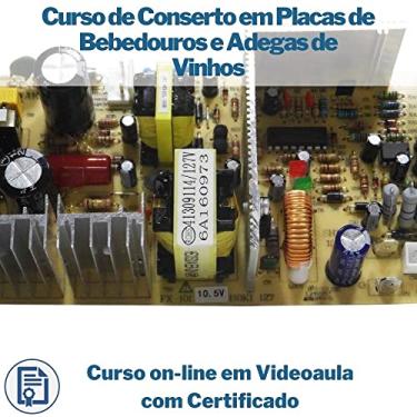 Imagem de Curso on-line em videoaula de Conserto em Placas de Bebedouros e Adegas de Vinhos com Certificado