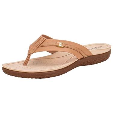 Imagem de Tamanco feminino flat modare 7125244, Salmão, 36