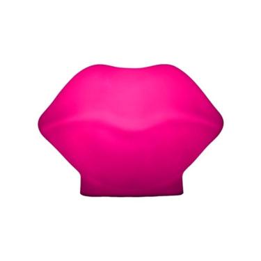 Imagem de Luminária Boca Fun Light Tpc para Maquiagem com Luz Difusa Bivolt LED 5V Rosa