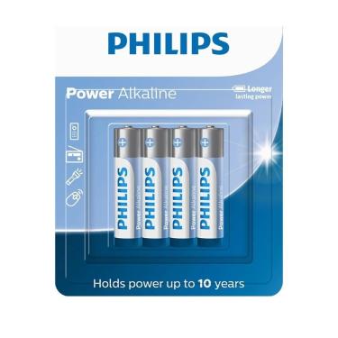 Imagem de Pilha Alcalina Aaa Philips 4 Unidades
