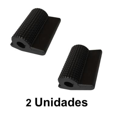 Imagem de Protetor de Calçado para Pedal de Marcha de Moto Preto Compatível com Diversas Motocicletas Antiderrapante OEM