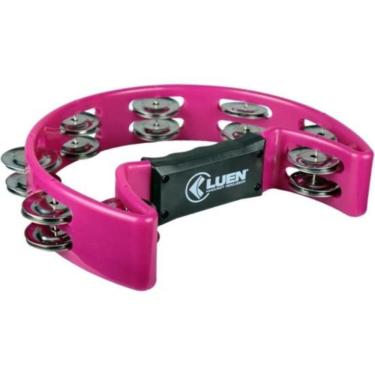 Imagem de Pandeiro Meia Lua 22cm 40070 Luen Rosa