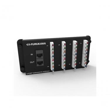 Imagem de Módulo de Expansão Sohoplus Tecom8 Portas CDM para Telefonia Convencional e ADSL com 4 Linhas e Conectores 110 IDC Preto