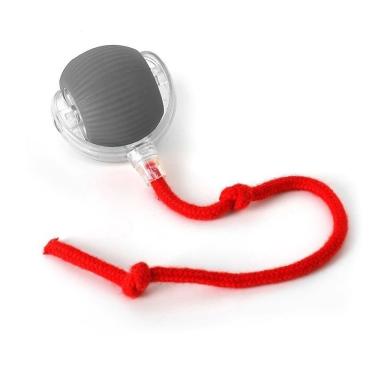 Imagem de Brinquedo para Gatos OEM Bola de Rolamento Automática Inteligente em PC + Silicone Cinza Diâmetro 5cm Kit 1 un