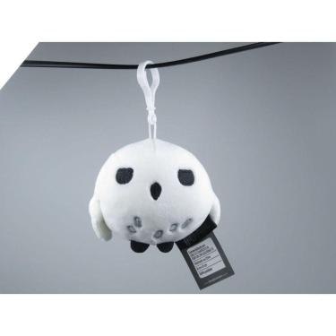 Imagem de Chaveiro de Pelúcia Harry Potter Edwiges 100% Poliéster com Textura Macia Branco Imagin...