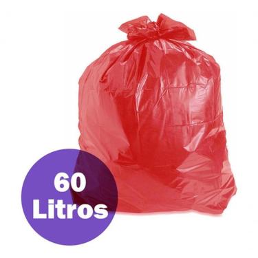 Imagem de Saco de Lixo 60 l Coleta Seletiva 59x70 para Descarte de Resíduos em Ambientes Diversos...