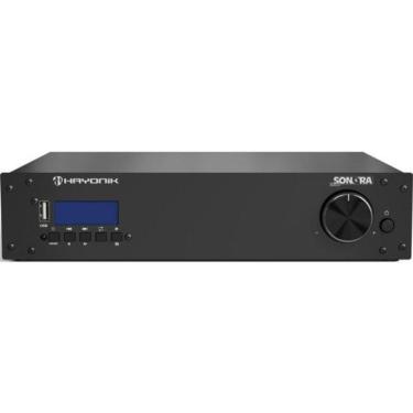 Imagem de Amplificador Hayonik Sonora 2200 para Áudio 400W RMS com Bluetooth 5.0, USB, FM e Saída para Subwoofer Preto