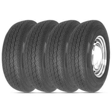 Imagem de Kit 4 Pneu Technic Aro 15 5.60-15 79P T-700 Com Câmara - Technic Vv