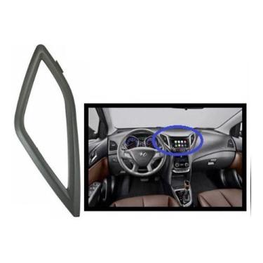 Imagem de Aro Difusor de Ar/Central HB20, HB20S, HB20X 2012/2020 - PRATA - L.E -