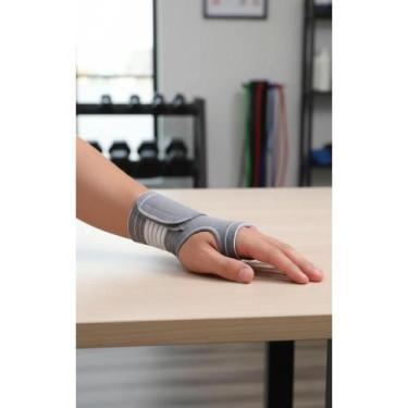Imagem de 2x Munhequeira Ajustável Compressão Alivia Dores Pulso - Congratulatio