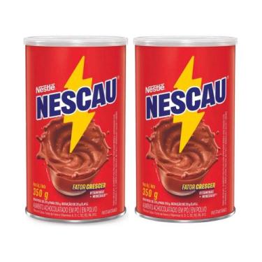 Imagem de Achocolatado Em Pó Nescau Lata 350g - Kit com 2