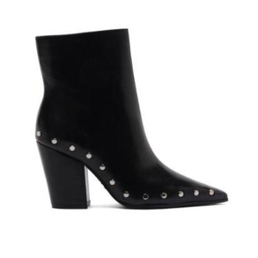 Imagem de Bota Cano Curto Snake Salto Grosso Lançamento Arezzo-Feminino