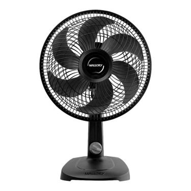 Imagem de Ventilador Mesa Mallory Compact 30cm com 3 Velocidades Preto 220V