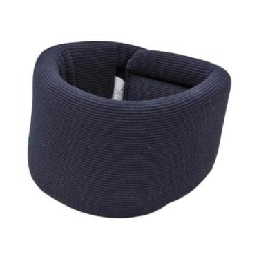 Imagem de Colar Cervical Espuma Leve G Azul 12cm Mercur 1 Unidade