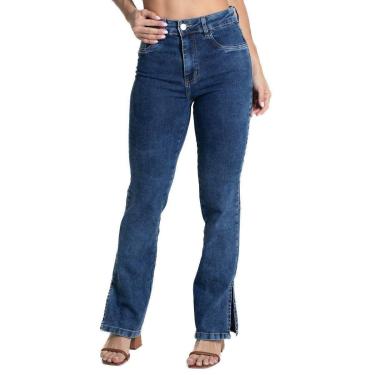 Imagem de Calça Jeans Sawary Reta - 281771 - Azul escuro 44-Feminino