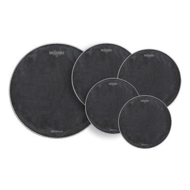 Imagem de Kit de Peles Williams SoundLess Silent Mesh 22 bumbo, 10, 12, 16, 14 (