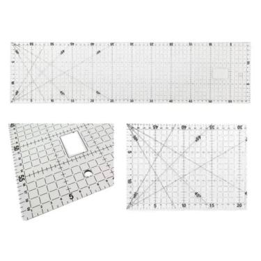 Imagem de Régua p/patchwork 15 cm x 50cm unidade - MERITA