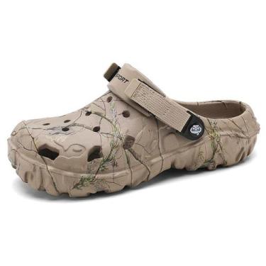 Imagem de Tamancos vandimor Arch Support masculinos e femininos cáqui tamanho 44
